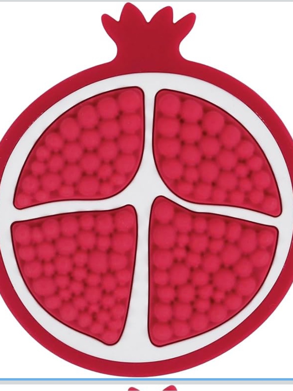 Baby Silicone Teether, Pomegranate, One Size
New